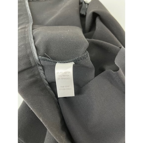 Counterparts black pencil skirt 8 back slit knee length - Picture 7 of 9